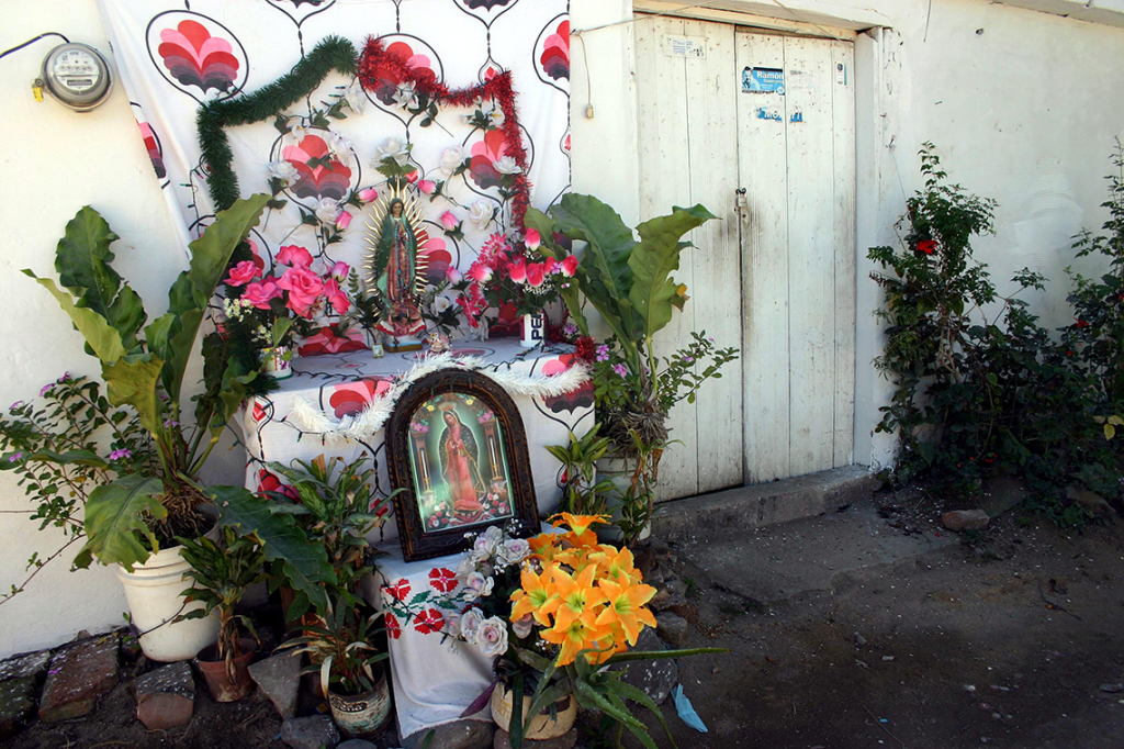 Guadalupe Altar Barra de Navidad Jalisco Mexico © Heather Hess